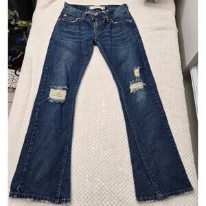 Levi’s Slouch Low Rise Bootcut Jeans Distressed Y2K Flap Pocket 3M